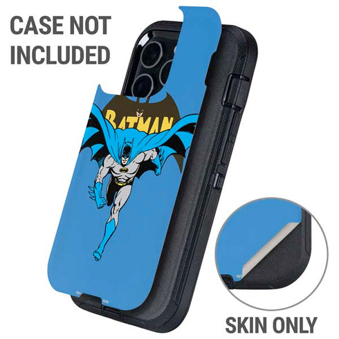 DC Comics Batman Vintage Action Pose Otterbox Defender iPhone Skin