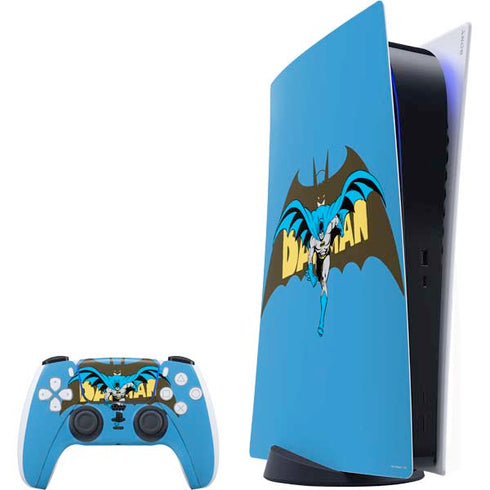DC Comics Batman Vintage Action Pose PlayStation PS5 Skins