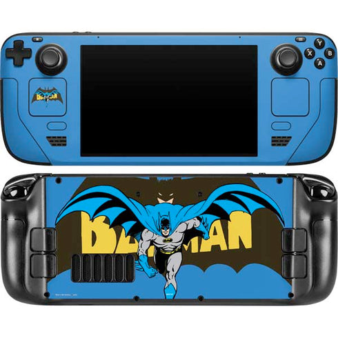 DC Comics Batman Vintage Action Pose Steam Deck Handheld Gaming Computer OLED Skin