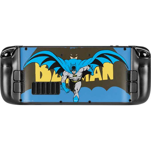 DC Comics Batman Vintage Action Pose Steam Deck Handheld Gaming Computer OLED Skin