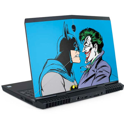 DC Comics The Joker vs Batman Vintage art Dell Alienware Skin