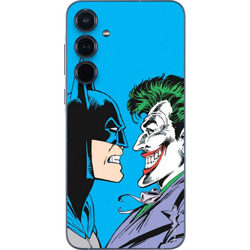 DC Comics The Joker vs Batman Vintage art Galaxy A35 5G Skin