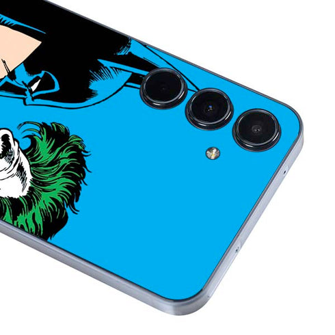 DC Comics The Joker vs Batman Vintage art Galaxy A35 5G Skin