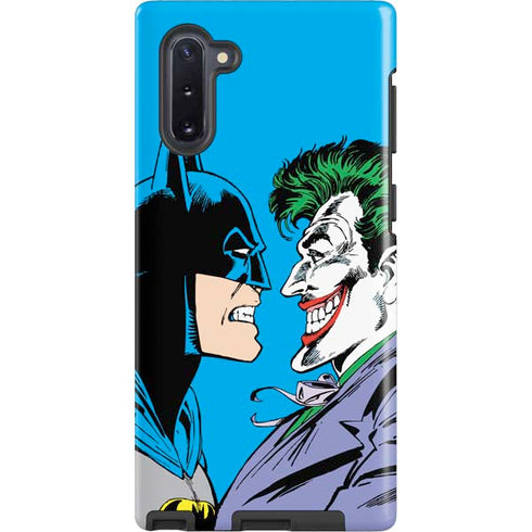 DC Comics The Joker vs Batman Vintage art Galaxy Cases