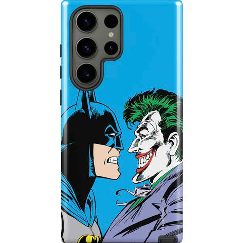 DC Comics The Joker vs Batman Vintage art Galaxy S23 Ultra Pro Case
