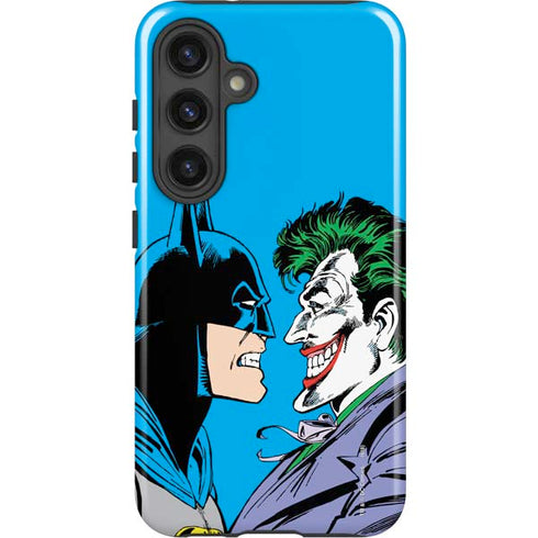 DC Comics The Joker vs Batman Vintage art Galaxy S25 Impact Case