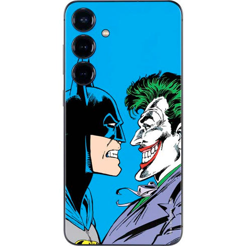 DC Comics The Joker vs Batman Vintage art Galaxy S24 Plus Skin