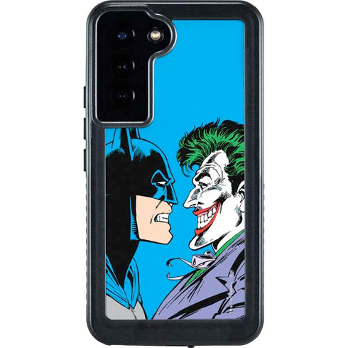 DC Comics The Joker vs Batman Vintage art Galaxy S24 Plus Waterproof Case