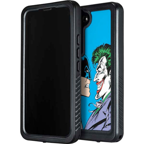 DC Comics The Joker vs Batman Vintage art Galaxy S24 Plus Waterproof Case