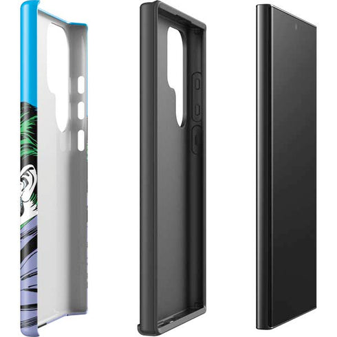 DC Comics The Joker vs Batman Vintage art Galaxy S25 Ultra Impact Case