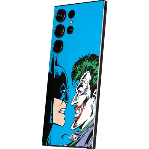 DC Comics The Joker vs Batman Vintage art Galaxy S24 Ultra Skin
