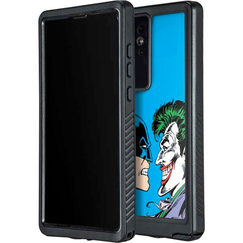 DC Comics The Joker vs Batman Vintage art Galaxy S24 Ultra Waterproof Case