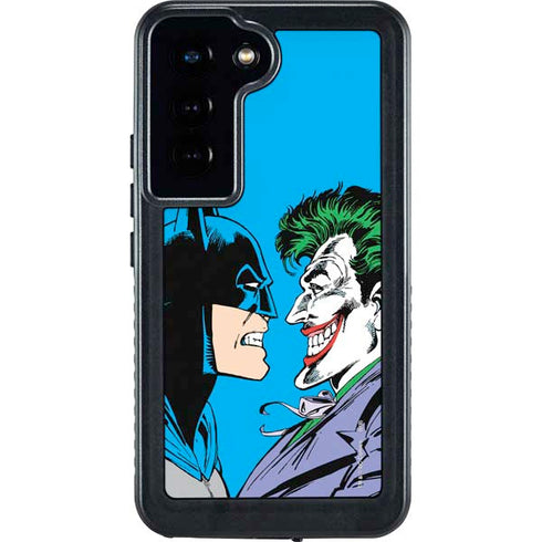 DC Comics The Joker vs Batman Vintage art Galaxy S24 Waterproof Case