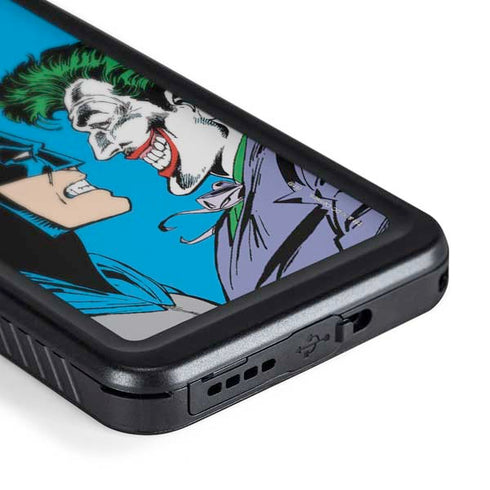 DC Comics The Joker vs Batman Vintage art Galaxy S24 Waterproof Case