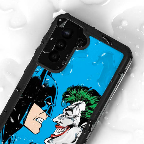 DC Comics The Joker vs Batman Vintage art Galaxy S24 Waterproof Case