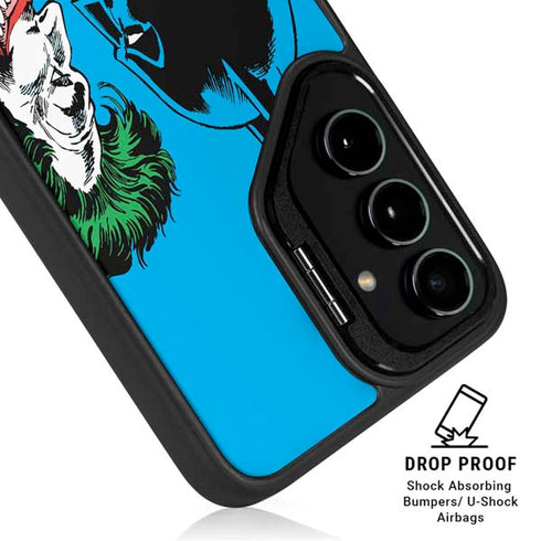 DC Comics The Joker vs Batman Vintage art Galaxy S26 Plus Kickstand Case
