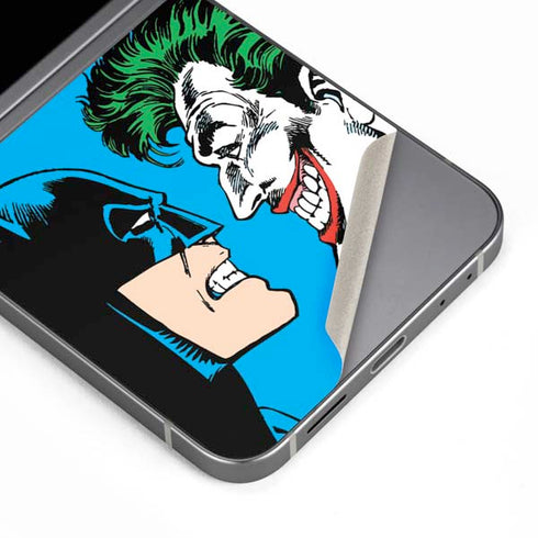 DC Comics The Joker vs Batman Vintage art Galaxy Z Flip6 Skin