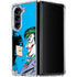 DC Comics The Joker vs Batman Vintage art Galaxy Z Fold5 5G Clear Case