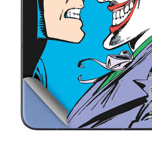 DC Comics The Joker vs Batman Vintage art Galaxy Z Fold5 5G Skin
