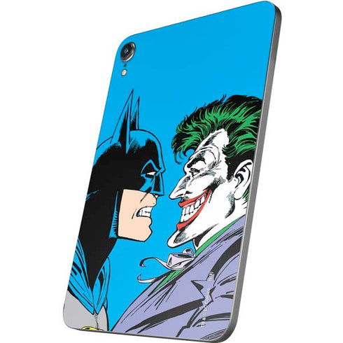 DC Comics The Joker vs Batman Vintage art Apple iPad Mini Skin