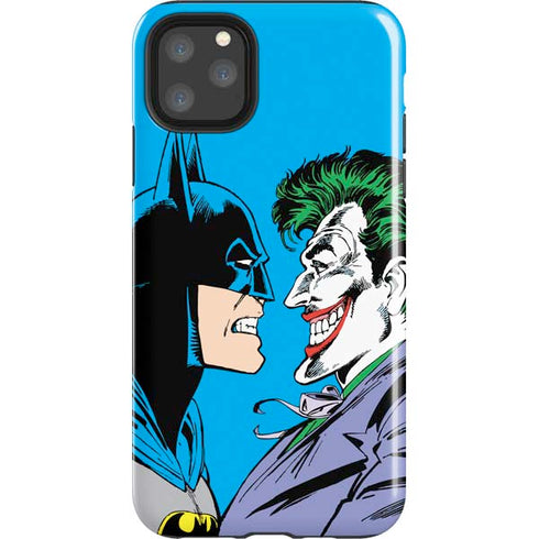 DC Comics The Joker vs Batman Vintage art iPhone Cases