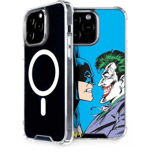 DC Comics The Joker vs Batman Vintage art iPhone Cases