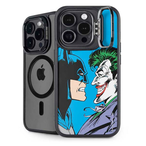 DC Comics The Joker vs Batman Vintage art iPhone 15 Pro Kickstand Case