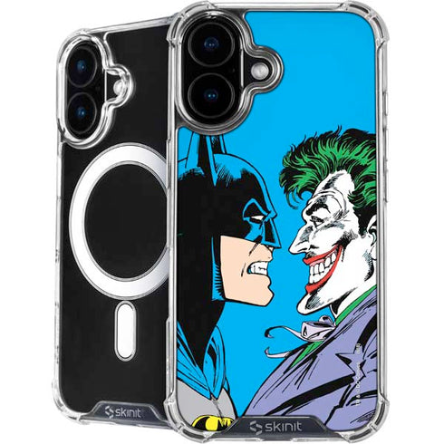 DC Comics The Joker vs Batman Vintage art iPhone 16 MagSafe Case