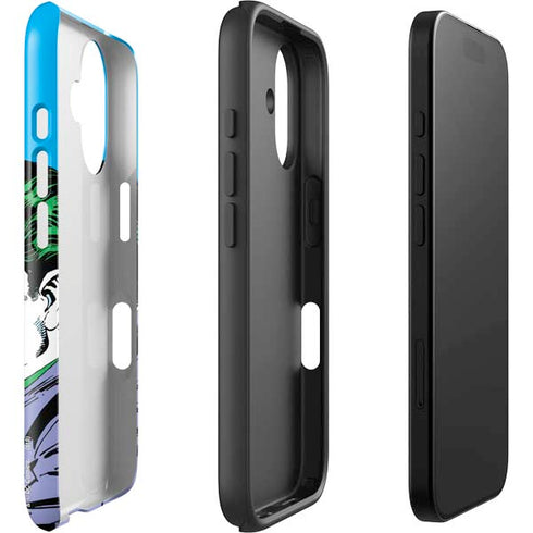 DC Comics The Joker vs Batman Vintage art iPhone 16 Plus Impact Case