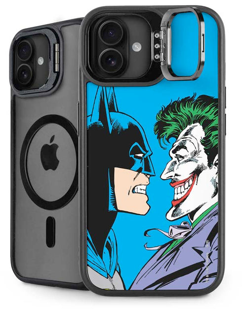 DC Comics The Joker vs Batman Vintage art iPhone 16 Plus Kickstand Case
