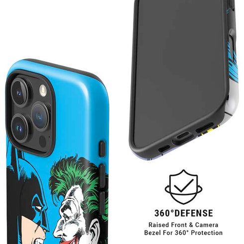 DC Comics The Joker vs Batman Vintage art iPhone 16 Pro Max Magsafe Impact Case