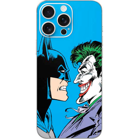 DC Comics The Joker vs Batman Vintage art iPhone 16 Pro Max Skin
