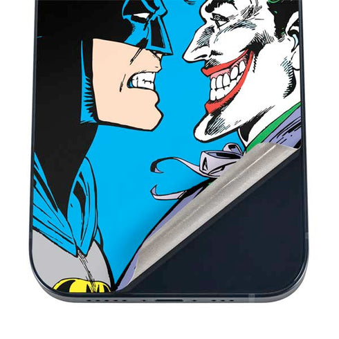 DC Comics The Joker vs Batman Vintage art iPhone 16 Skin