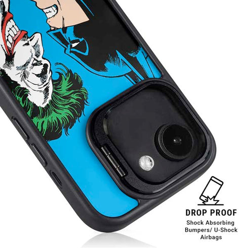 DC Comics The Joker vs Batman Vintage art iPhone 16e Kickstand Case