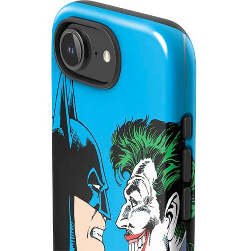 DC Comics The Joker vs Batman Vintage art iPhone 16e Impact Case