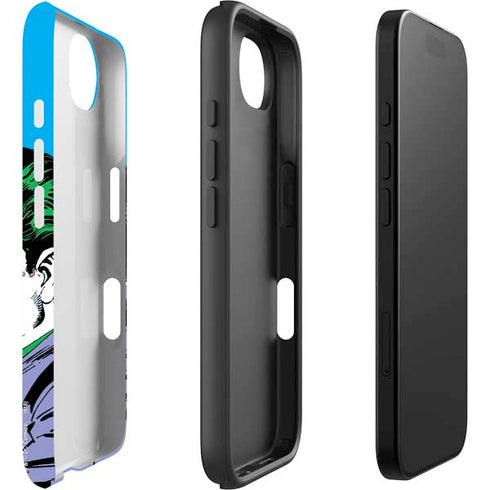 DC Comics The Joker vs Batman Vintage art iPhone 16e Impact Case