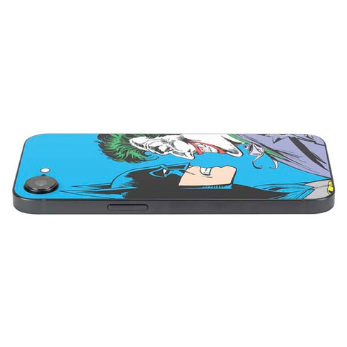 DC Comics The Joker vs Batman Vintage art iPhone 16e Skin