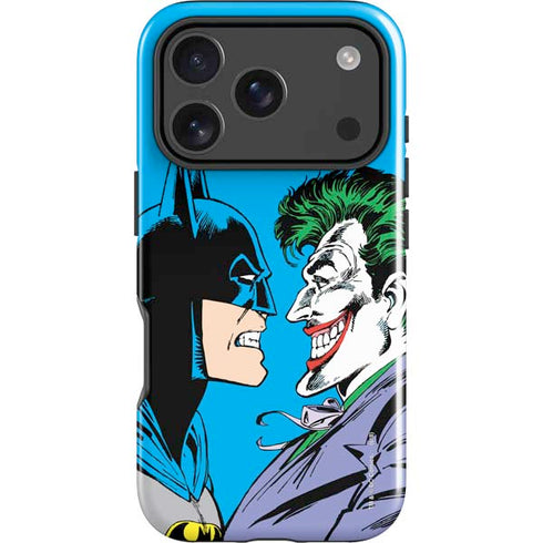 DC Comics The Joker vs Batman Vintage art iPhone 18 Pro Impact Case