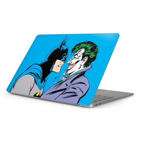DC Comics The Joker vs Batman Vintage art Apple MacBook Pro 16-inch Skin