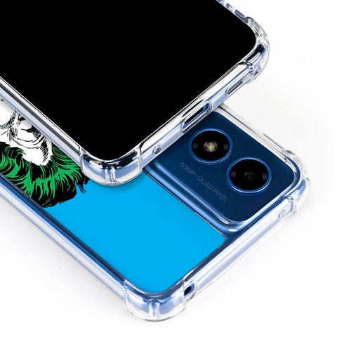 DC Comics The Joker vs Batman Vintage art Moto G Play 4G (2024) Clear Case