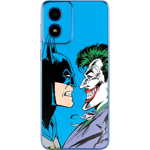 DC Comics The Joker vs Batman Vintage art Moto G Play 4G (2024) Skin