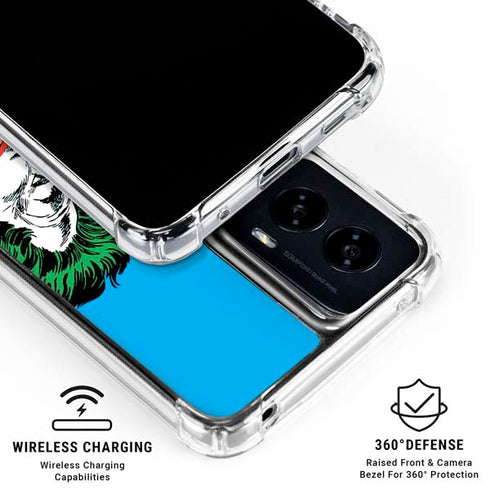 DC Comics The Joker vs Batman Vintage art Moto G Power 5G (2024) Clear Case