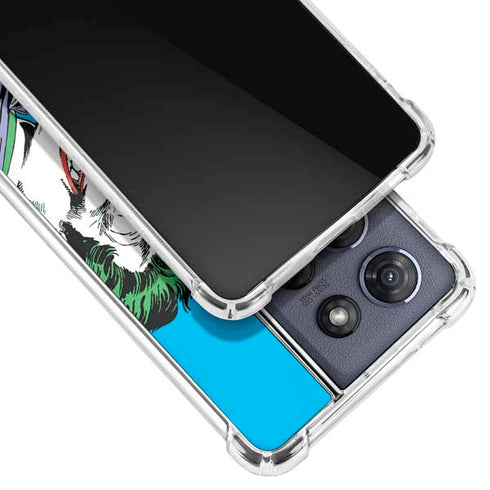 DC Comics The Joker vs Batman Vintage art Moto G Stylus 5G (2025) Clear Case