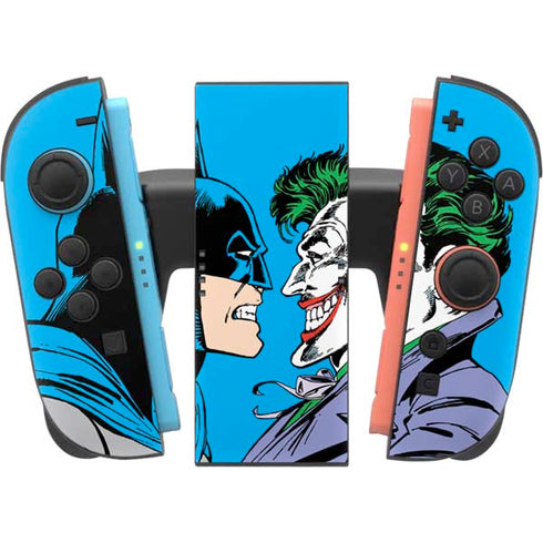 DC Comics The Joker vs Batman Vintage art Nintendo Switch 2 (2025) Joy-Con Controller Skin