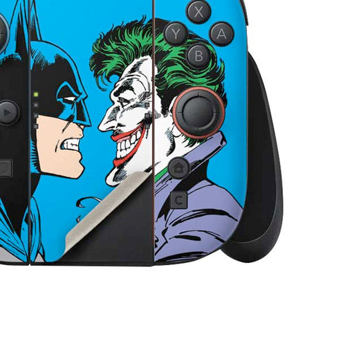 DC Comics The Joker vs Batman Vintage art Nintendo Switch 2 (2025) Joy-Con Controller Skin