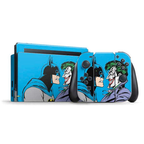 DC Comics The Joker vs Batman Vintage art Nintendo Skins