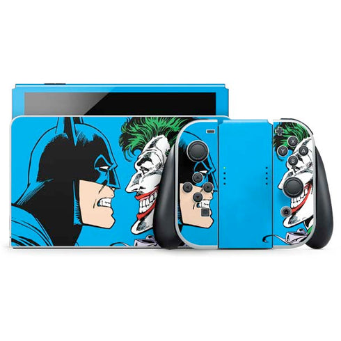DC Comics The Joker vs Batman Vintage art Nintendo Skins