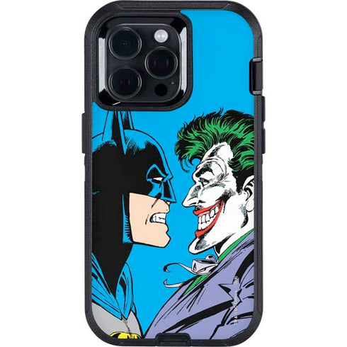 DC Comics The Joker vs Batman Vintage art Otterbox Defender iPhone Skin