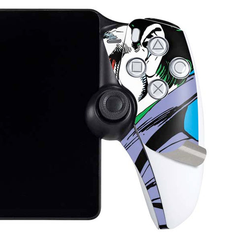 DC Comics The Joker vs Batman Vintage art PlayStation Portal Remote Player Skin