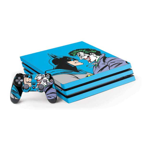 DC Comics The Joker vs Batman Vintage art PlayStation PS4 Skins